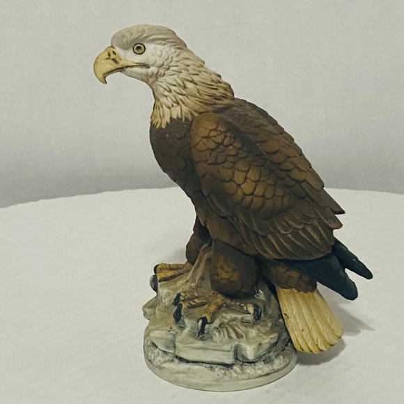 VTG Bald Eagle By Andrea Japan Porcelain Ceramic Figurine Bird Statue By Sadek - Picture 8 of 17